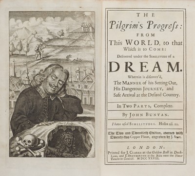 Lot 302 - Bunyan (John). The Pilgrim's Progress: from this World, to that which is to come..., 22nd ed., 1728
