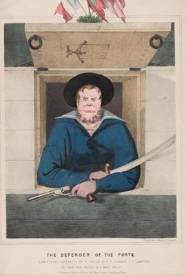 Lot 191 - Mechanical Print. The Defender of the Porte ... published by R. Evan Sly, Lewisham, Kent, 1855