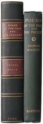 Lot 374 - Hardy (Thomas). Poems of the Past and the Present, 1st edition, 1st issue, 1902 [1901] + 1 other