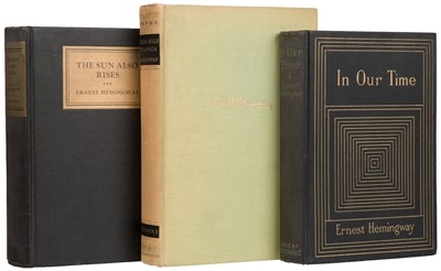Lot 377 - Hemingway (Ernest). In Our Time, 1st edition, 1st printing, New York: Boni & Liveright, 1925