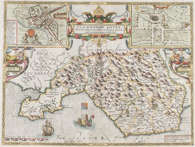 Lot 127 - Glamorgan. Speed (John). Glamorgan Shyre..., John Sudbury & George Humble, circa 1646
