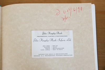 Lot 8 - Chapman (Abel). Savage Sudan, its wild tribes, big-game and bird-life, 1st edition, London: Gurney and Jackson, 1921