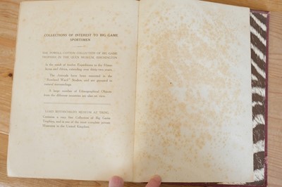 Lot 8 - Chapman (Abel). Savage Sudan, its wild tribes, big-game and bird-life, 1st edition, London: Gurney and Jackson, 1921