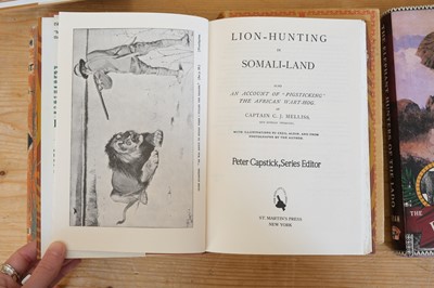 Lot 8 - Chapman (Abel). Savage Sudan, its wild tribes, big-game and bird-life, 1st edition, London: Gurney and Jackson, 1921