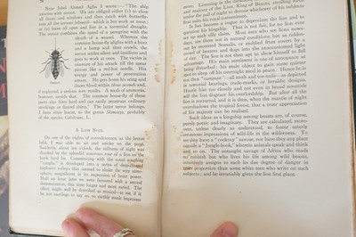 Lot 8 - Chapman (Abel). Savage Sudan, its wild tribes, big-game and bird-life, 1st edition, London: Gurney and Jackson, 1921