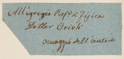 Lot 325 - Costa (Marco Antonio). Saggi sull'aerostatica e sull'aeronautica, 1837