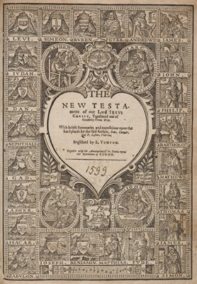 Lot 189 - Bible [English]. The Bible: that is, the Holy Scriptures..., [1599]