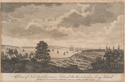Lot 559 - New York. A View of New York, Governors Island, the River & c. from Long Island, 1776