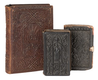 Lot 319 - Bindings. The Holy Bible, London, 1862, & 2 others