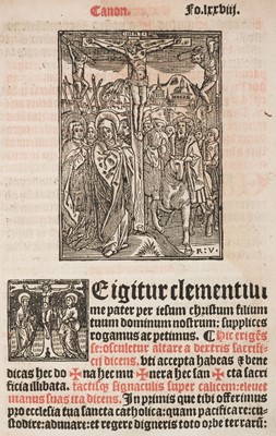 Lot 175 - Manual, Use of Sarum. [Manuale ad usum insignis ecclesie Sarisburiensis, Rouen, 1554]
