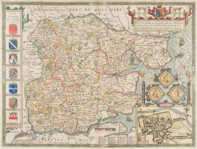 Lot 443 - Essex. Speed (John), Essex devided into Hundreds...., G. Humble, circa 1627