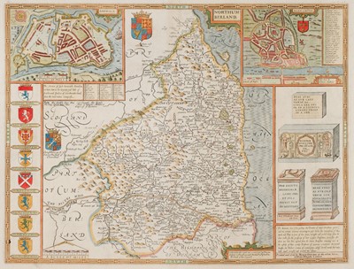 Lot 469 - Northumberland. Speed (John), Northumberland, published Henry Overton, [1707 or later]