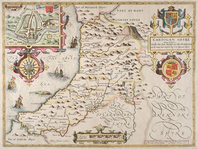 Lot 495 - Wales. Speed (John), Four county maps, 17th century