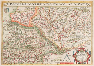 Lot 450 - Hungary. Ortelius (Abraham, Hungariae Descriptio, Wolfgang Lazio Auct, [1571]