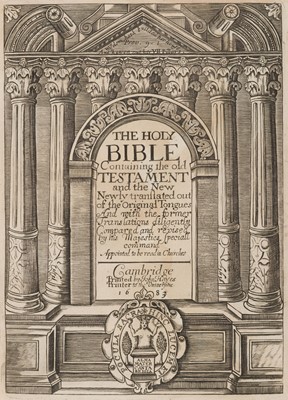 Lot 244 - Bible [English]. The Holy Bible Containing the old Testament and the New…, 1683 & 1677