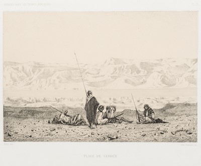 Lot 30 - Saulcy (Louis Félicien Joseph Caignart de). Voyage autour de la Mer Morte. Atlas, 1853