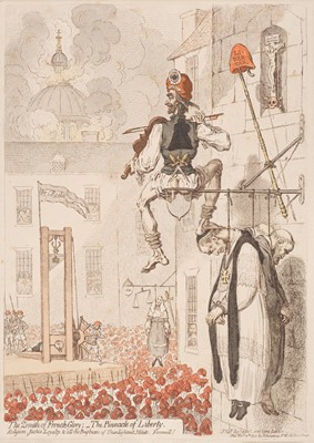 Lot 539 - Gillray (James). The Zenith of French Glory..., 1793