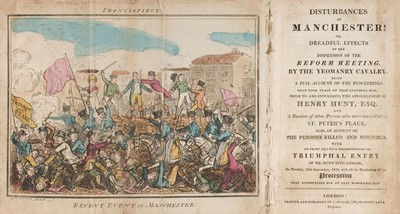 Lot 298 - Peterloo Massacre. Disturbances at Manchester, circa 1819