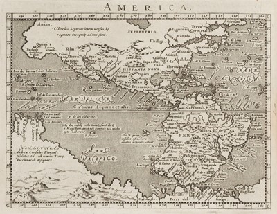 Lot 29 - Ptolemaeus (Claudius). Geografia cioè Descrittione Universale della Terra, 1st Italian edition, 1598