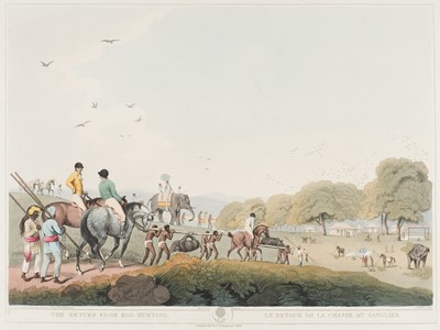 Lot 35 - Williamson (Thomas). Oriental Field Sports..., 1819