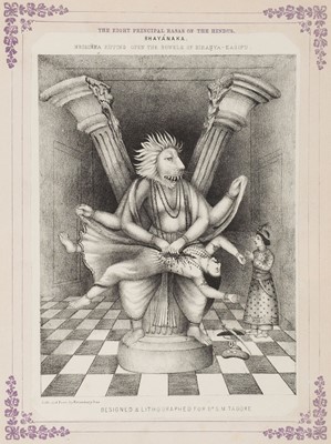 Lot 34 - Tagore (Raja Sourindro Mohun). The Eight Principal Rasas of the Hindus, 1st edition, 1880