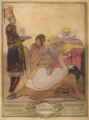 Lot 632 - Lambert (André). Les Sept Péchés Capitaux, Sept Compositions, 1918
