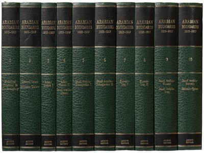 Lot 646 - Schofield & Blake, editors). Arabian Boundaries: Primary Documents 1853-1960, 30 volumes, 1988-92