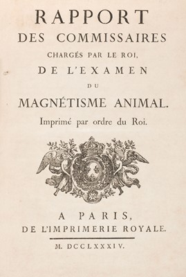 Lot 341 - Franklin (Benjamin, and Antoine Lavoisier, et alia). Rapport des Commissaires, 1784, and others