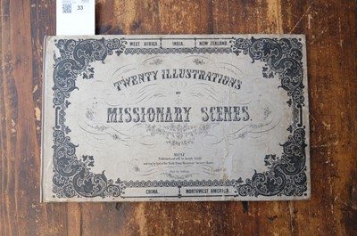 Lot 33 - Sholz (Joseph, publisher). Twenty Illustrations of Missionary Scenes, circa 1850
