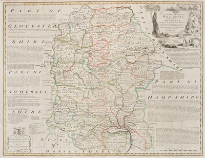 Lot 497 - Wiltshire. A collection of approximately 80 maps, 17th - 19th-century
