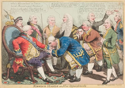 Lot 520 - Caricatures. A collection of 11 caricatures, 19th century