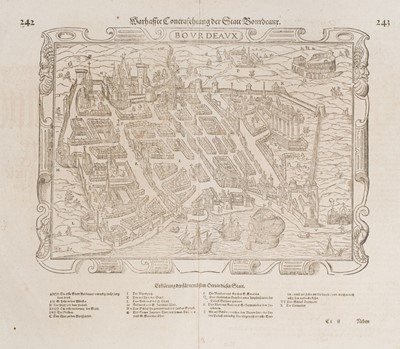 Lot 465 - Munster (Sebastian). A collection of approximately 80 maps and plans, circa 1560