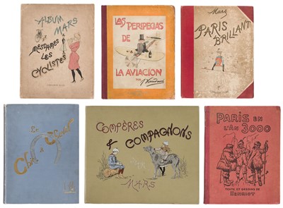 Lot 637 - Mars (pseudonym of Maurice Bonvoisin). Album Mars Mesdames les Cyclistes, circa 1900, and others