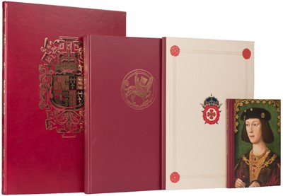 Lot 652 - The Queen Mary Atlas, & Music for King Henry, Folio Society, 2005/2009 & The Two Winchester Bibles