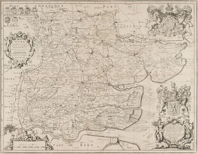 Lot 440 - Essex. Lea (Philip & William Morgan). Essex Actually Surveyed..., circa 1689