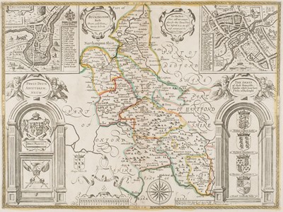 Lot 425 - Buckinghamshire. Speed (John), Buckingham both Shyre and Shire Towne described, [1707 or later]