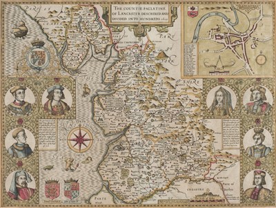 Lot 457 - Lancashire. Speed (John), The Countie Pallatine Of Lancaster Described..., [1611 -27]