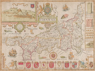 Lot 432 - Cornwall. Speed (John & John Norden), Cornwall, [1676]