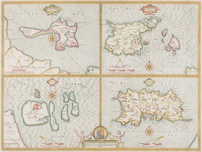 Lot 421 - British Islands. Speed (John), Four maps on one sheet of British Islands, [1707 or later]