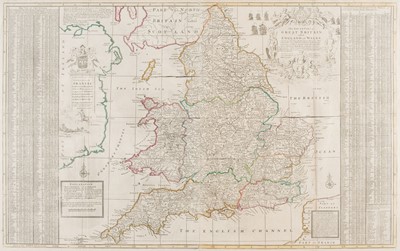 Lot 436 - England & Wales. Moll (Herman), The South part of Great Britain..., 1710