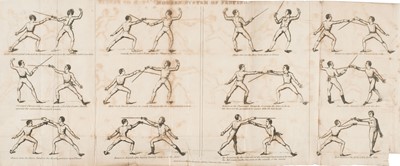 Lot 297 - Martelli (C.), An Improved System of Fencing, London: Printed by J. Bailey, 1819 and another
