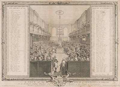 Lot 565 - Pine (J.). A View of the House of Commons in the Session 174 1/2, 1749