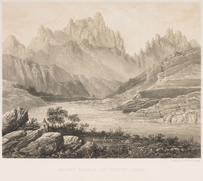 Lot 48 - Forster (Reverend Charles). Sinai Photographed or Contemporary Records of Israel, 1st edition, 1862