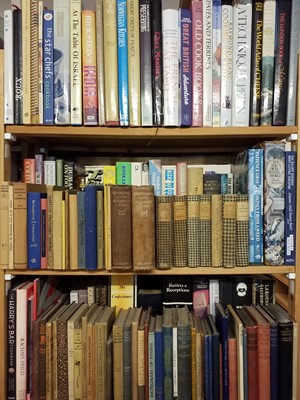 Lot 706 - Cookery. A large collection of cookery & modern cookery reference