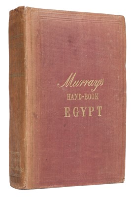 Lot 17 - John Murray, publisher. A Handbook for Travellers in Egypt;..., by I Gardner Wilkinson, 1858