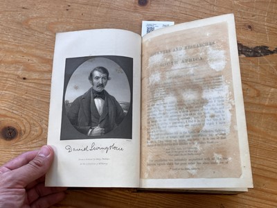 Lot 24 - Livingstone (David). Missionary Travels, 1st edition, 1857