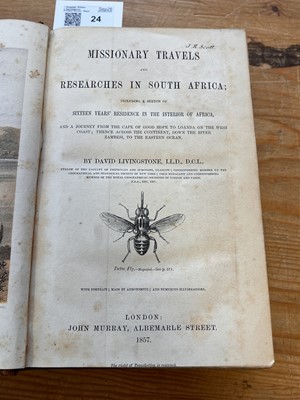 Lot 24 - Livingstone (David). Missionary Travels, 1st edition, 1857