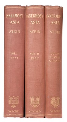 Lot 69 - Stein (Sir Aurel). Innermost Asia, 1st edition, 3 volumes, 1928