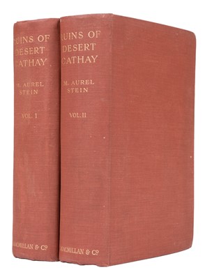 Lot 68 - Stein (Marc Aurel). Ruins of Desert Cathay. Personal Narrative of Explorations..., 1912