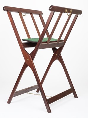 Lot 587 - za Print display racks. Three modern 'crib' frame racks